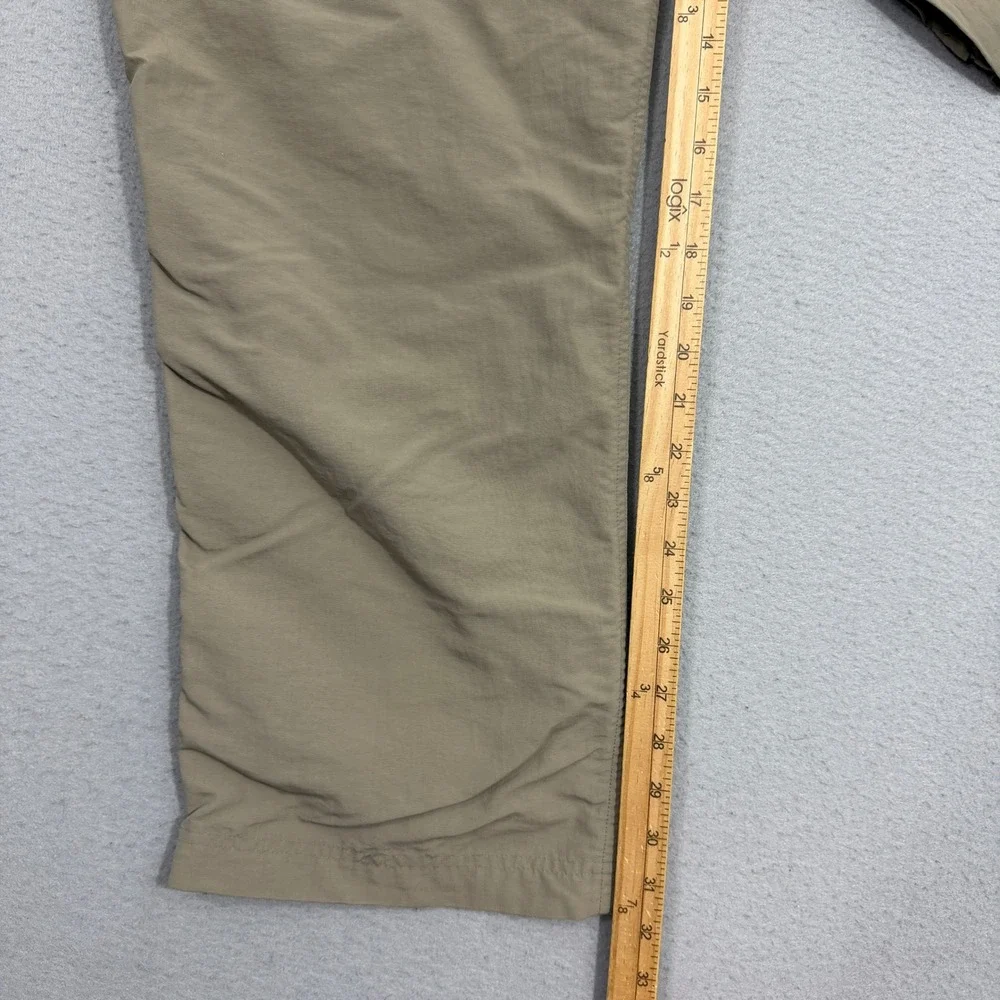 The North Face Pants Men's Large Tan Convertible Zip Off Cargo Hiking Outdoor